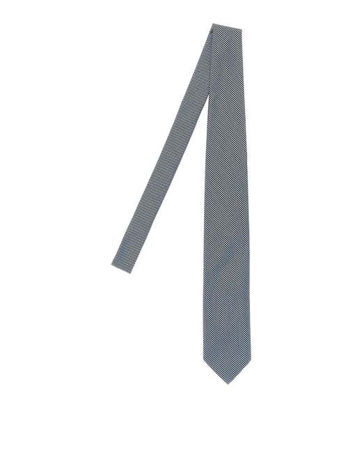 Tom Ford White Jacquard Tie for men