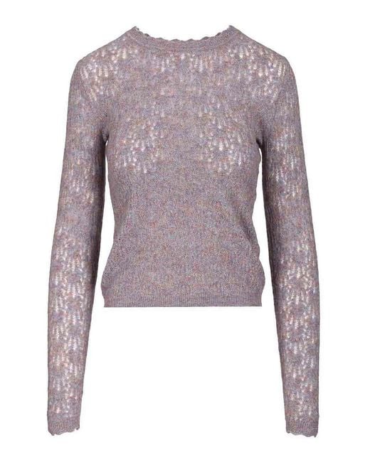 Isabel Marant Purple Marant Etoile "Obeline" Sweater