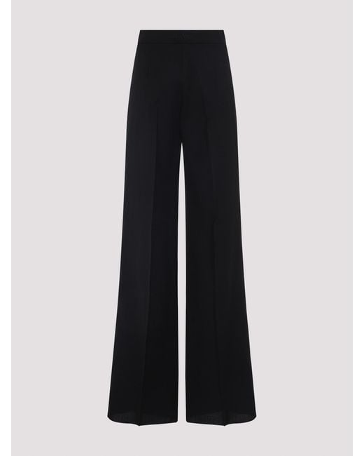 Max Mara Black Fernet Straight Pants