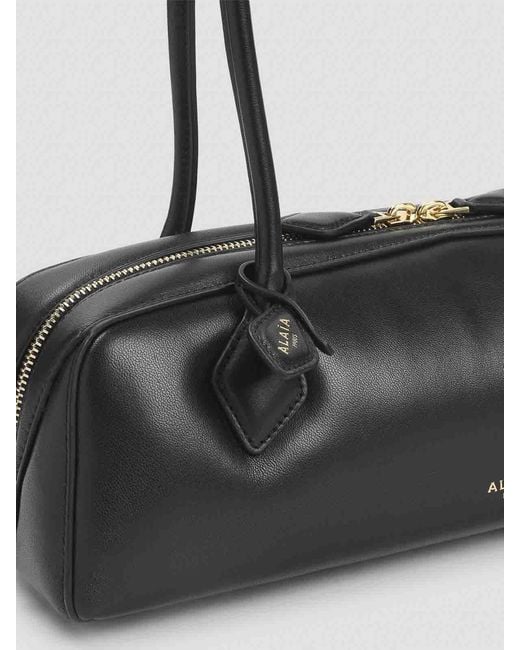 Alaïa Black Teckel Medium Padded Shoulder Bag