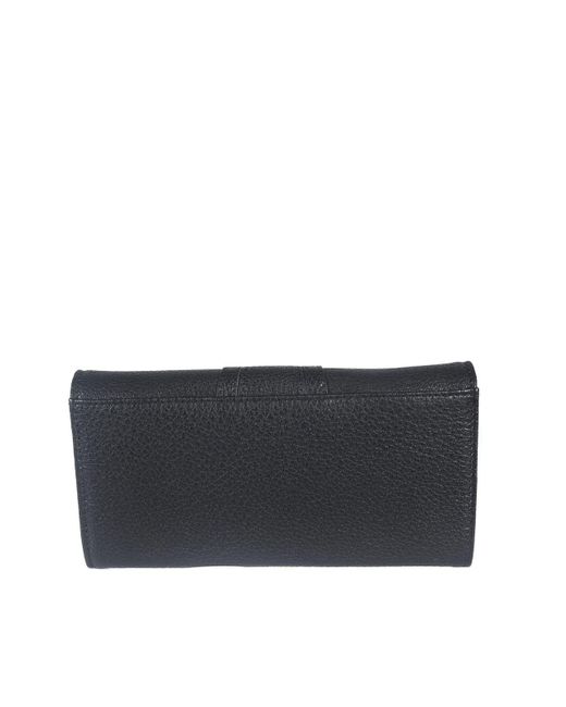 See By Chloé Black Hana Continental Wallet In