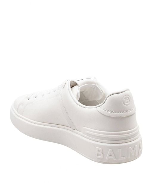 Balmain White Sneakers B Courest