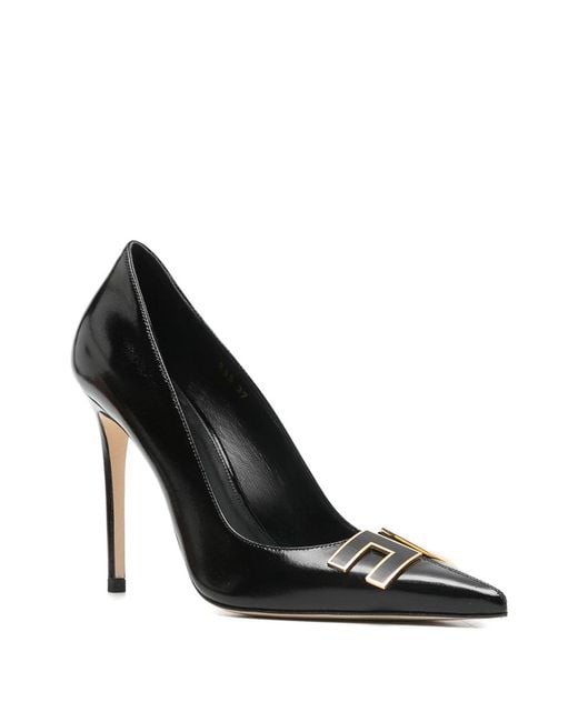Elisabetta Franchi Black Sandals