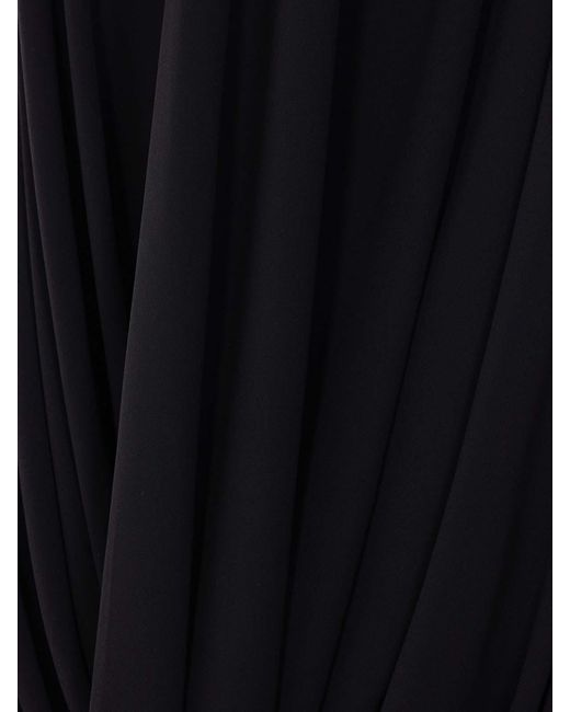 MM6 by Maison Margiela Black Asymmetric Dress