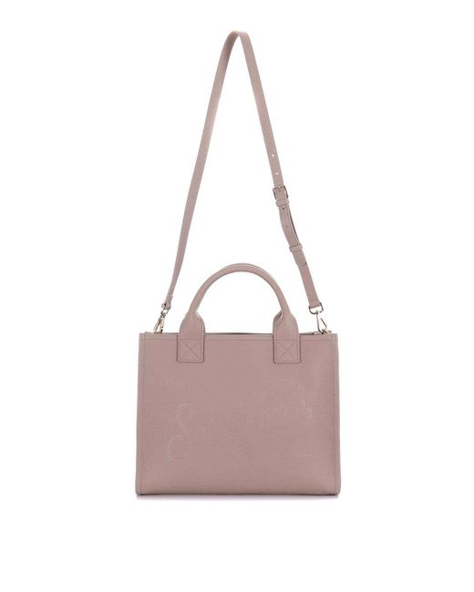Mc2 Saint Barth Purple Shopping Bag