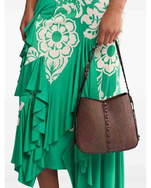 Etro Brown Vulcano Crossbody Bag