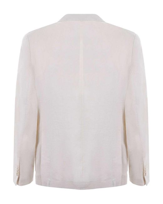 Manuel Ritz White Linen Jacket for men