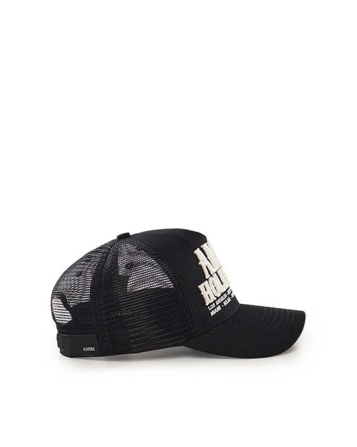 Amiri Black Logo Cap for men