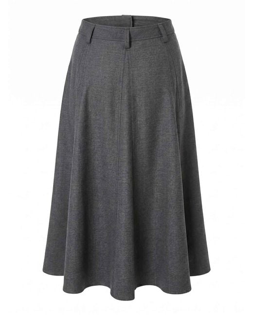 Brunello Cucinelli Gray Skirt