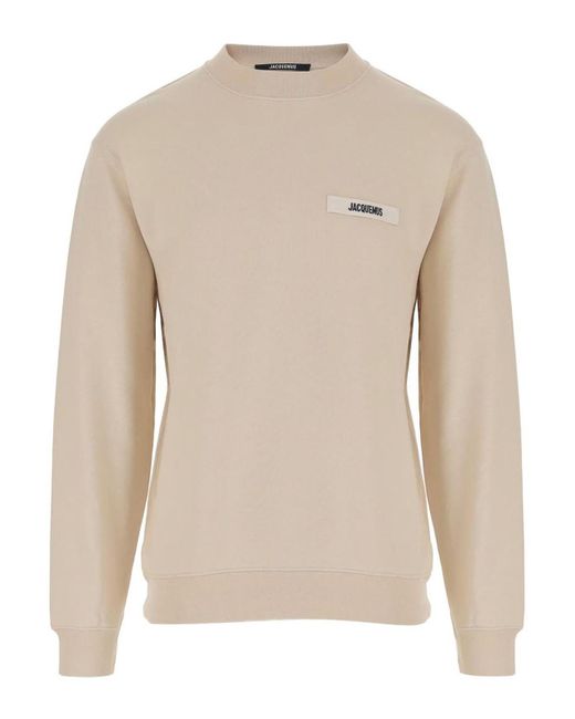 Jacquemus Natural Sweatshirts for men
