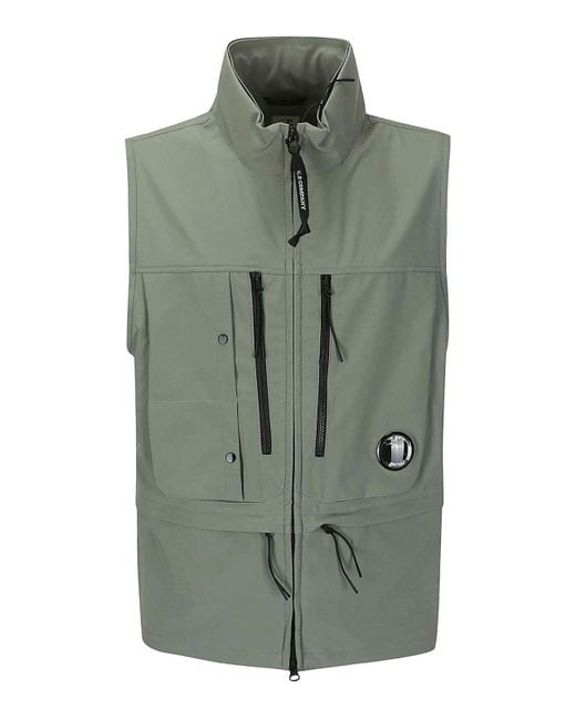 C P Company Green Waistcoat for men