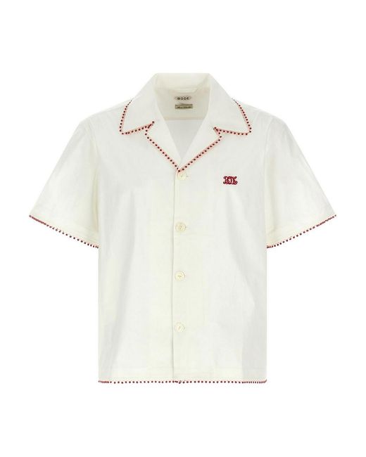 Camicia Redbud di Bode in White da Uomo