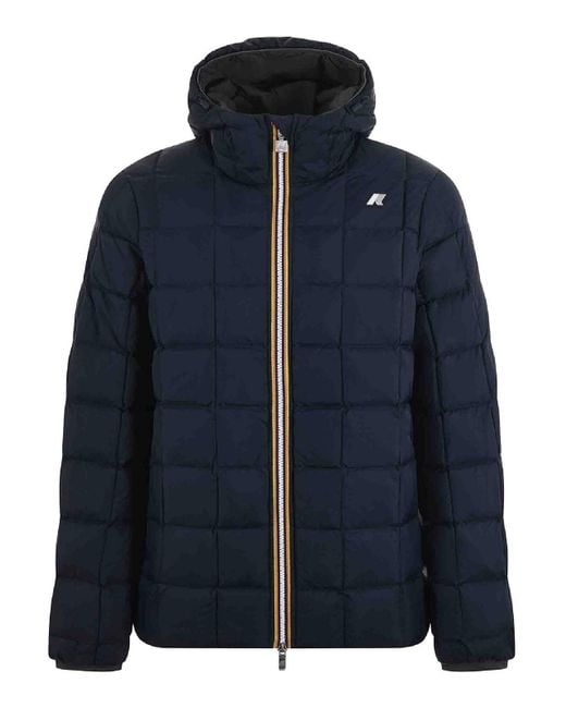 K-Way Black Reversible Down Jacket for men