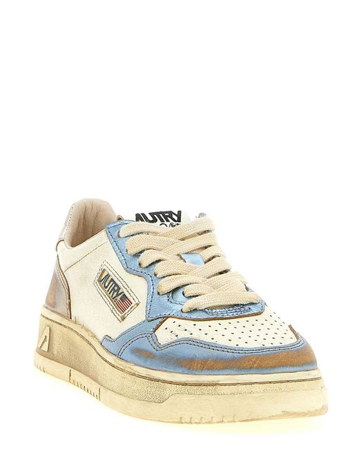 Autry Multicolor Medalist Low Super Vintage Sneakers