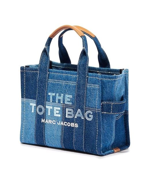 Marc Jacobs Blue The Denim Mini Tote Bag