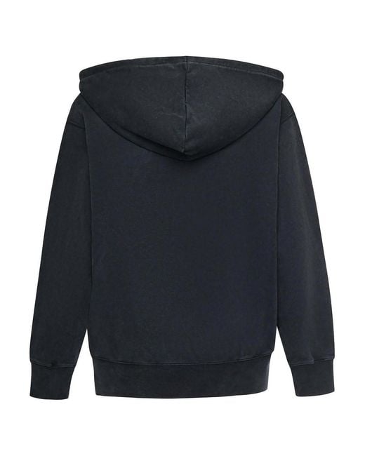 DSquared² Blue Printed Cotton Sweatshirt for men