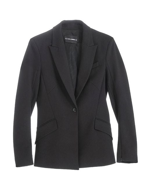 Karl Lagerfeld Black Punto Jacket