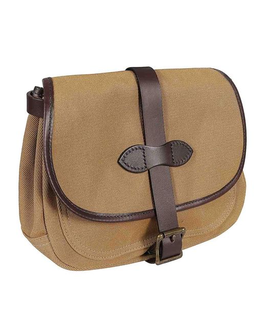 Filson Brown Rigged Twill Field Bag