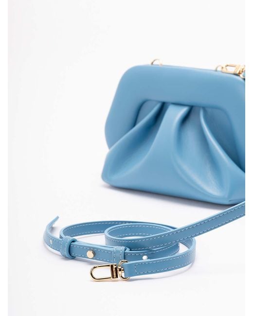 THEMOIRÈ Blue Bios Vegan Fabric Small Clutch Bag