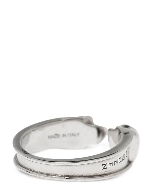 McQueen White Ring for men