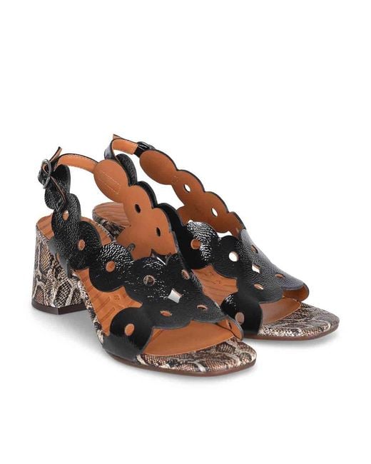 Chie Mihara Natural Sandals Made Of Leather
