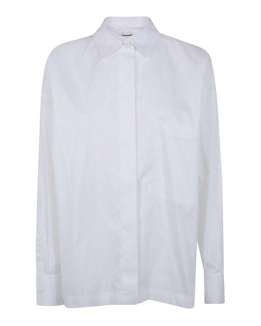 DARKPARK White Paola Wrapped Shirt