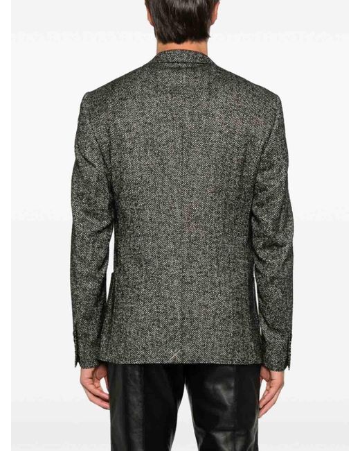 Dolce & Gabbana Gray Casual Jacket for men
