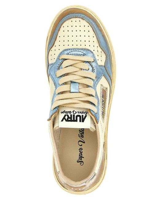 Autry Multicolor Medalist Low Super Vintage Sneakers