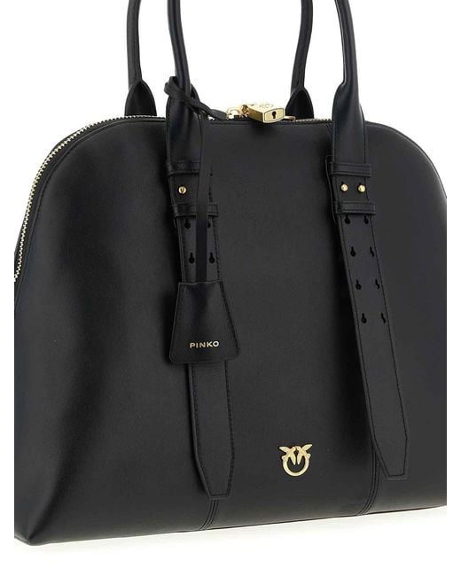 Pinko Black Escape Maxi Handbag