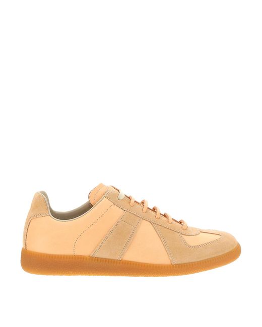 Maison Margiela Yellow Leather Sneakers for men