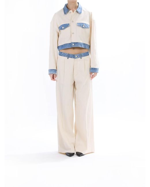 Moschino White Trousers