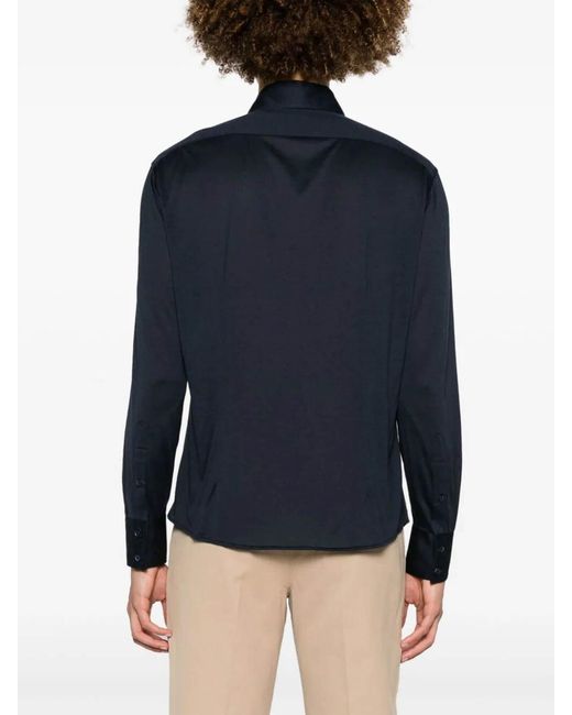 Brunello Cucinelli Blue Shirt for men