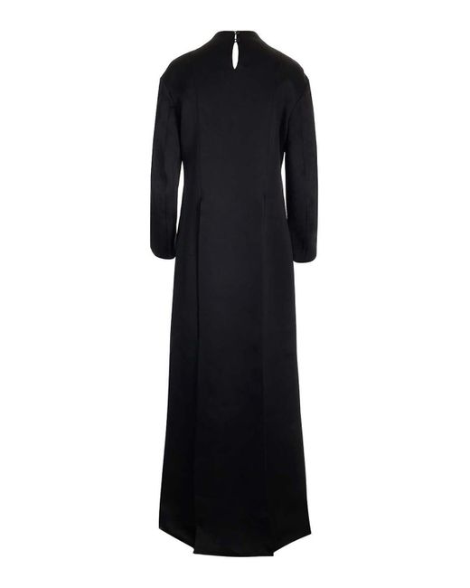 Khaite Black Clite Long Dress