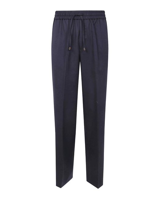 Drole de Monsieur Blue Elastic Waist Pants for men