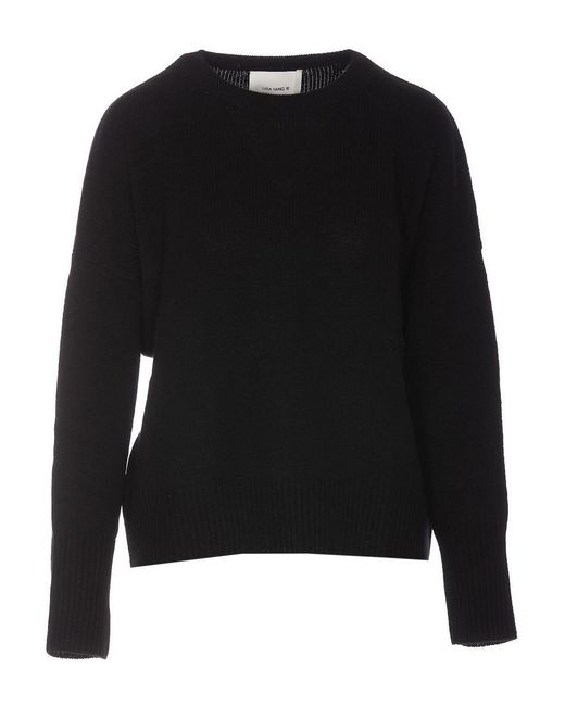 Lisa Yang Black Mila Crewneck