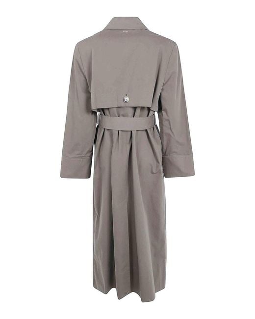 Twinset Gray Trench