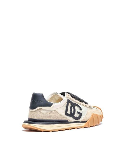 Dolce & Gabbana White Dg Cushion Sneakers for men