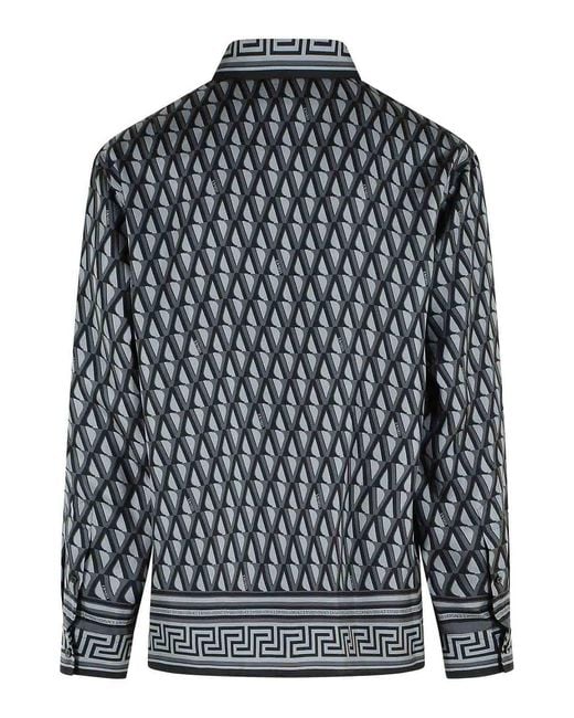 Versace Black Slim Shirt for men