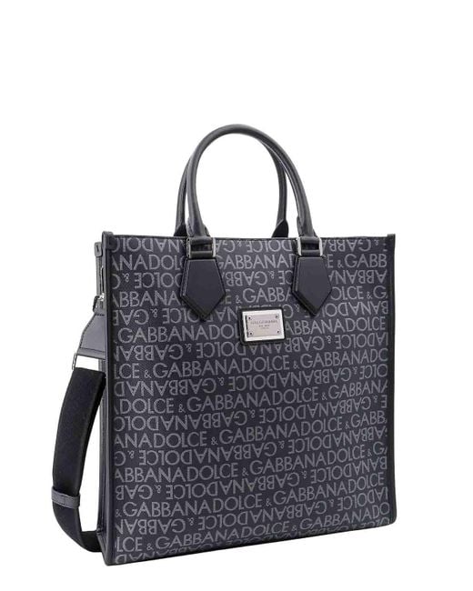 Dolce & Gabbana Black Tote Bags for men