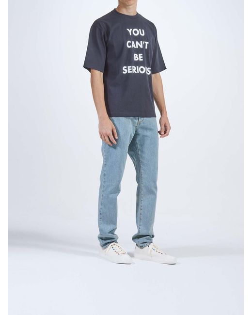 Moschino Blue You Cant Be Serious Tshirt for men