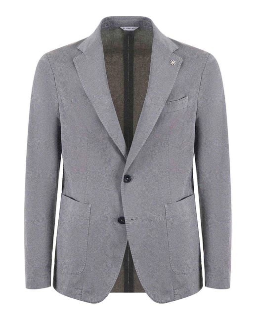 Manuel Ritz Gray Jacket for men