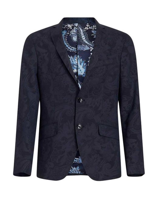 Etro Blue Blazer for men