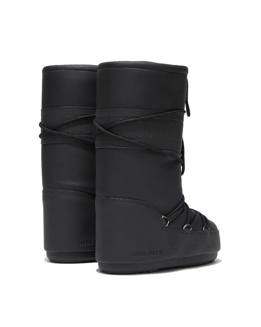 Moon Boot Black Boots for men
