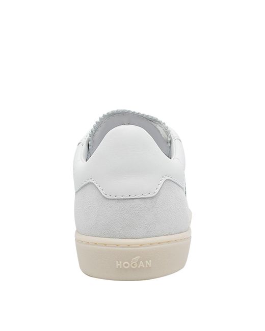 Hogan White Cool Basket Sneakers