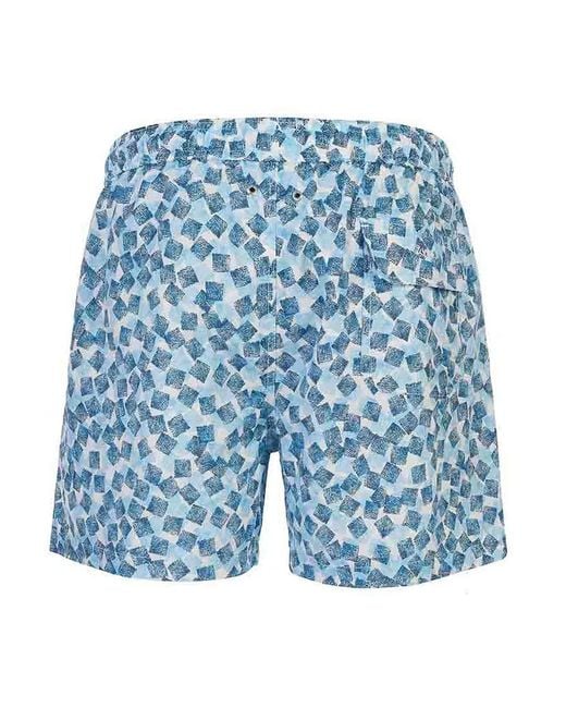 Kiton Blue Swimsuit for men