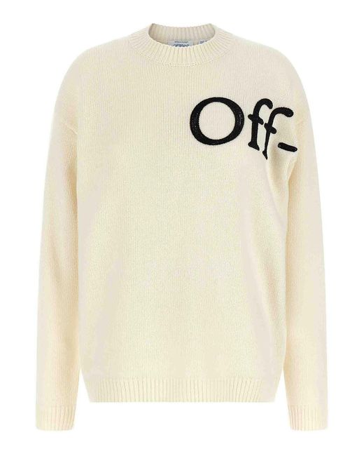 Off-White c/o Virgil Abloh Natural Bookish Shared' Sweater