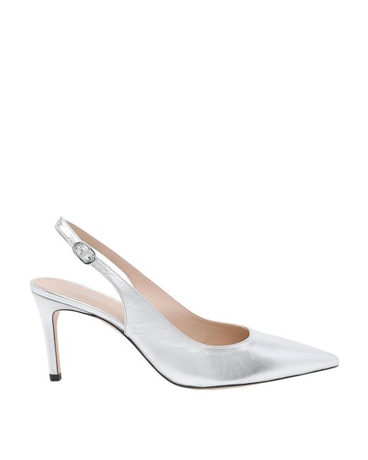 Stuart Weitzman White Stuart Power Slingback