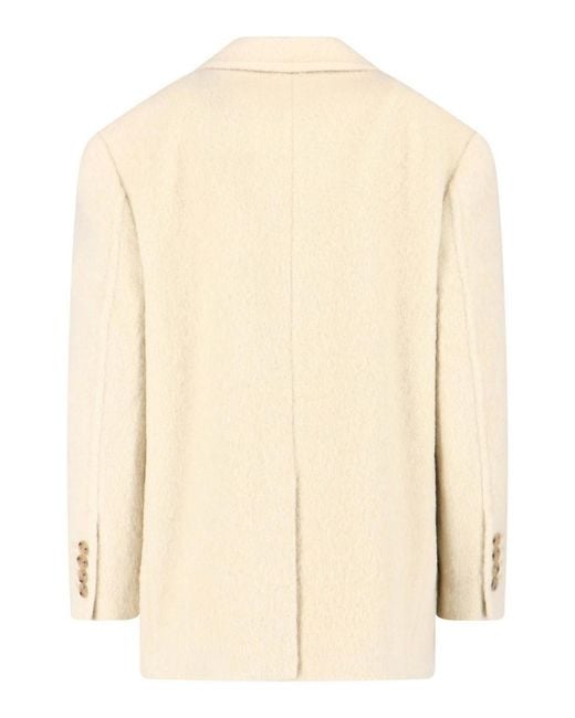 DUNST Natural Single-Breasted Blazer
