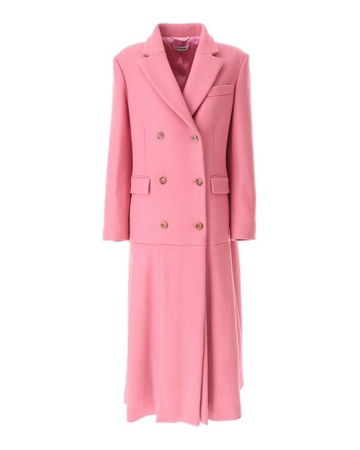 Vivetta Pink Wool Cloth Coat