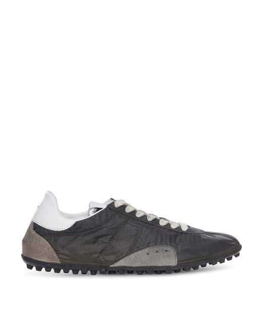 Maison Margiela Black Sprinters Lace-Up Sneakers for men